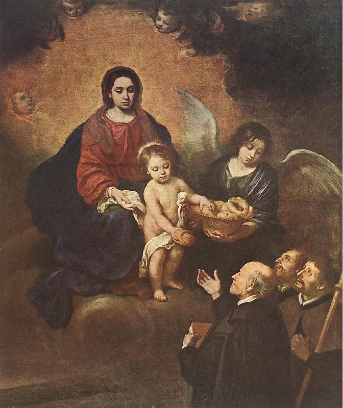 MURILLO, Bartolome Esteban The Infant Jesus Distributing Bread to Pilgrims sg Germany oil painting art